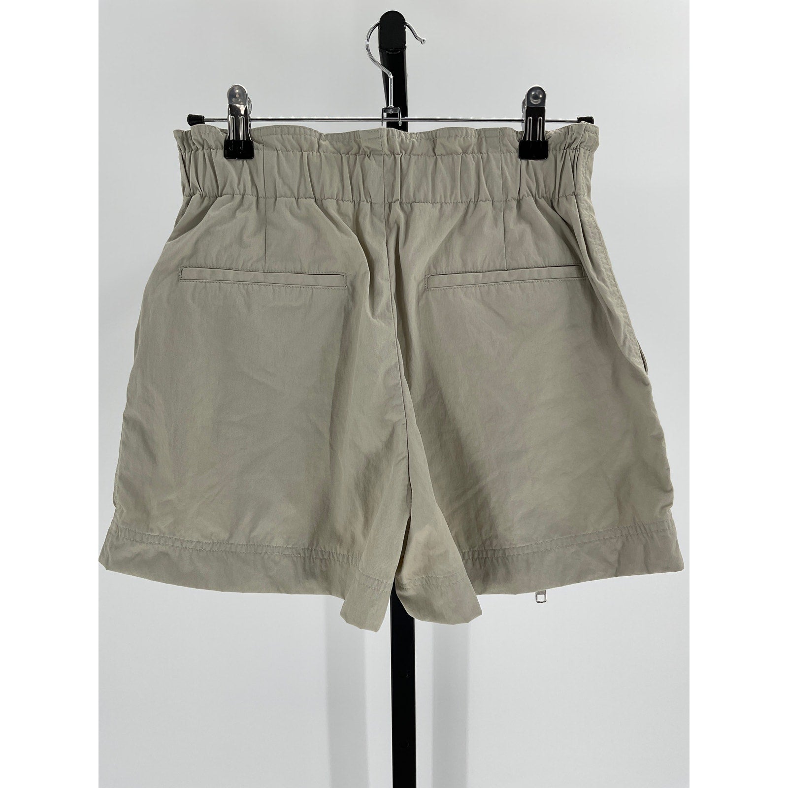 Helmut Lang White Polyester Zip Short Size S