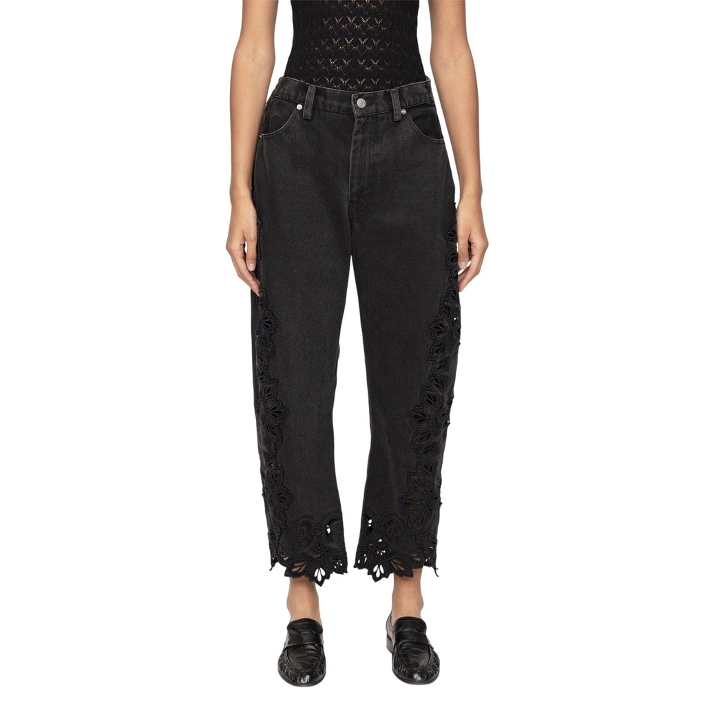 Sea New York 'Cavina' Black Cotton Jeans Size 4