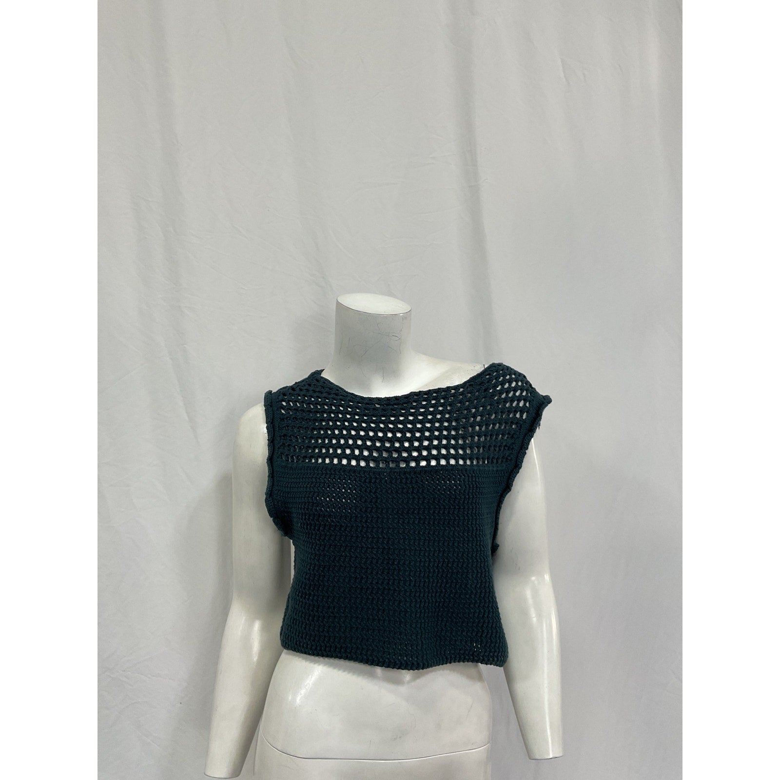 House Of Harlow 1960 X Revolve 'Agnetta' Green Cotton Crochet Top Size M
