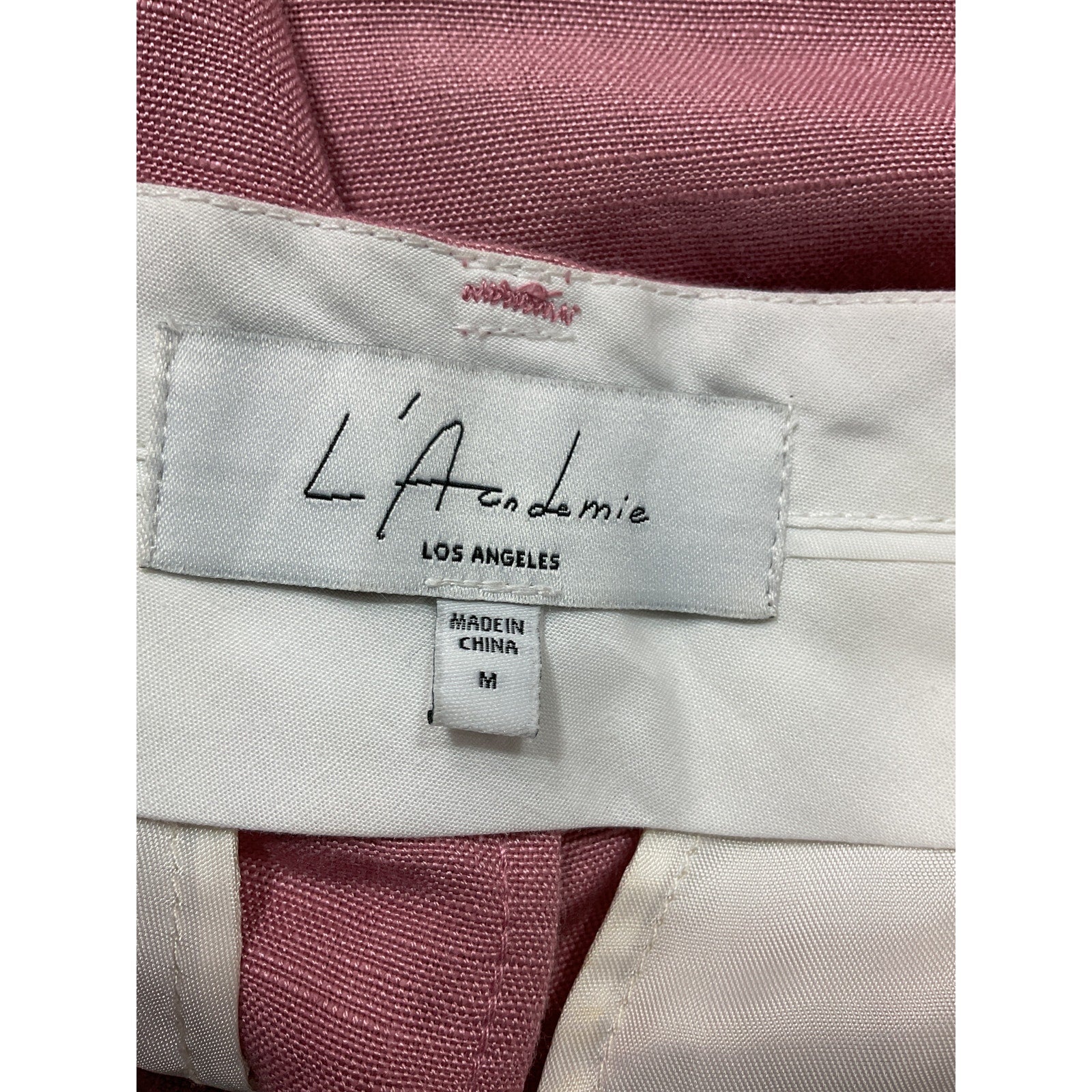 L'Academie 'Star' Pink Pant Size M