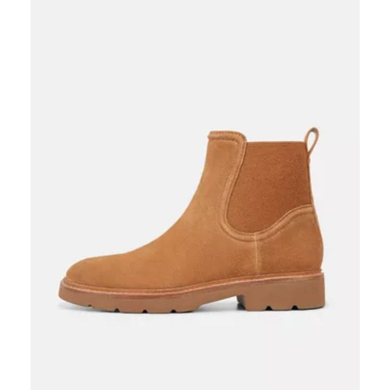 Vince 'Rue' Tan Suede Leather Lug Boot Size 8