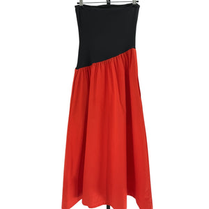 Ciao Lucia Chic Black Orange Tadeo Dress Size S