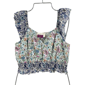 LoveShackFancy Floral Multicolor Drea Top Size XS