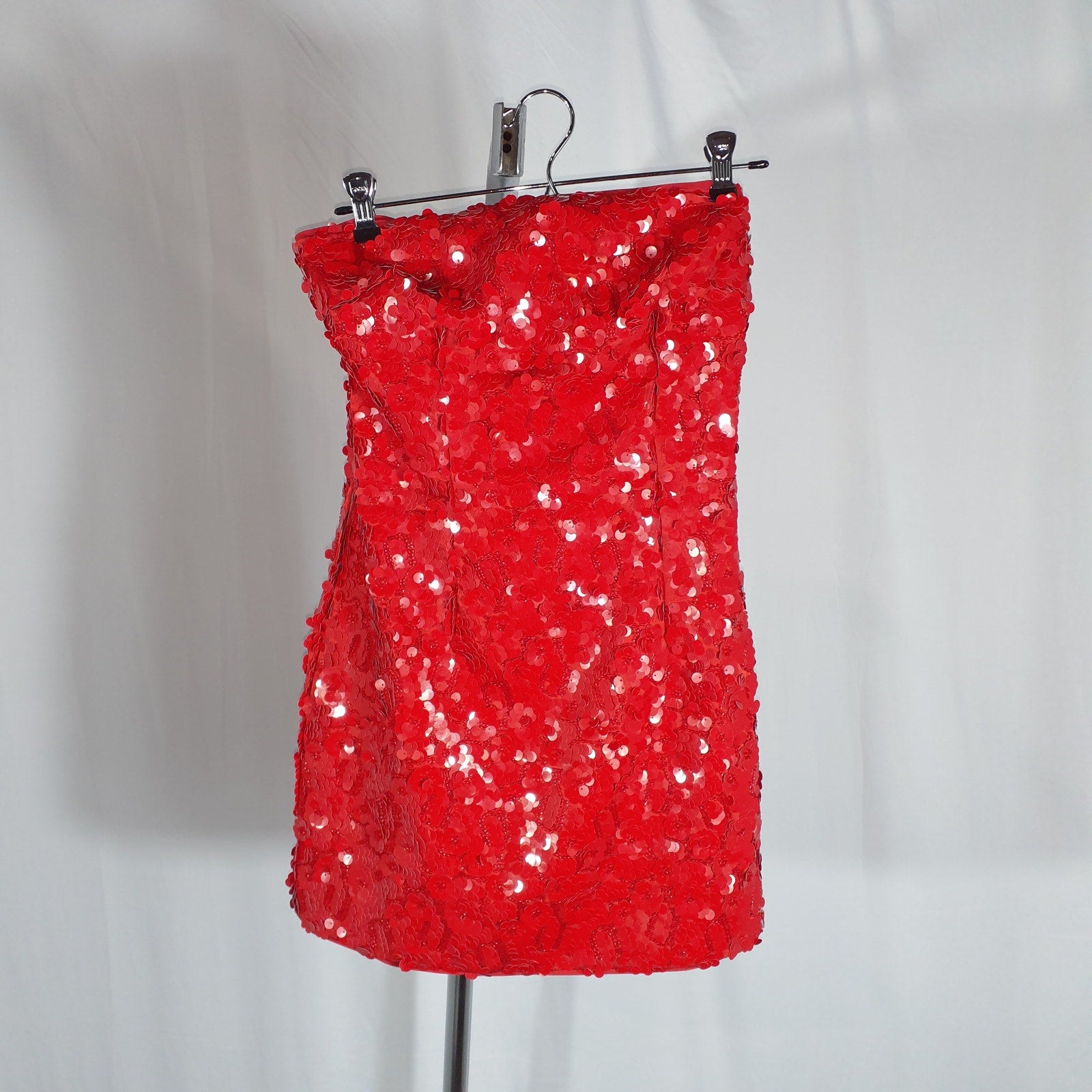 Elliatt 'Emma' Red Sequin Embellished Party Dress Size S - NWT