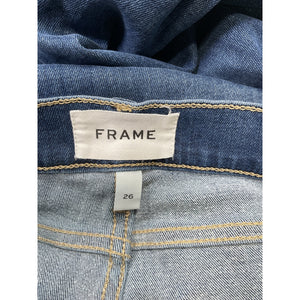 Frame 'Le' Blue Cotton Skinny De Jeanne Jeans Size 26