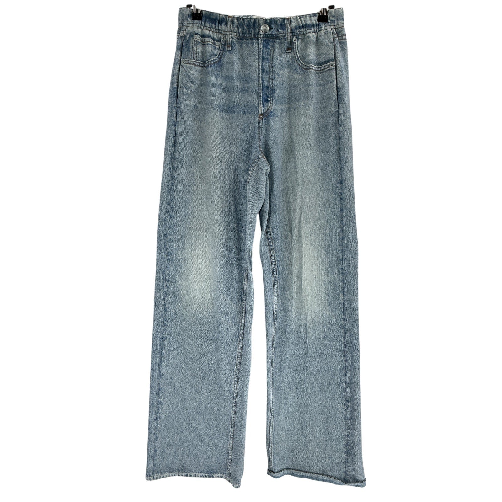 Rag & Bone 'Liquid' Blue Cotton Miramar Logan Pant Size S / P