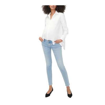 Hatch Slim Blue Maternity Denim Jeans Size 29