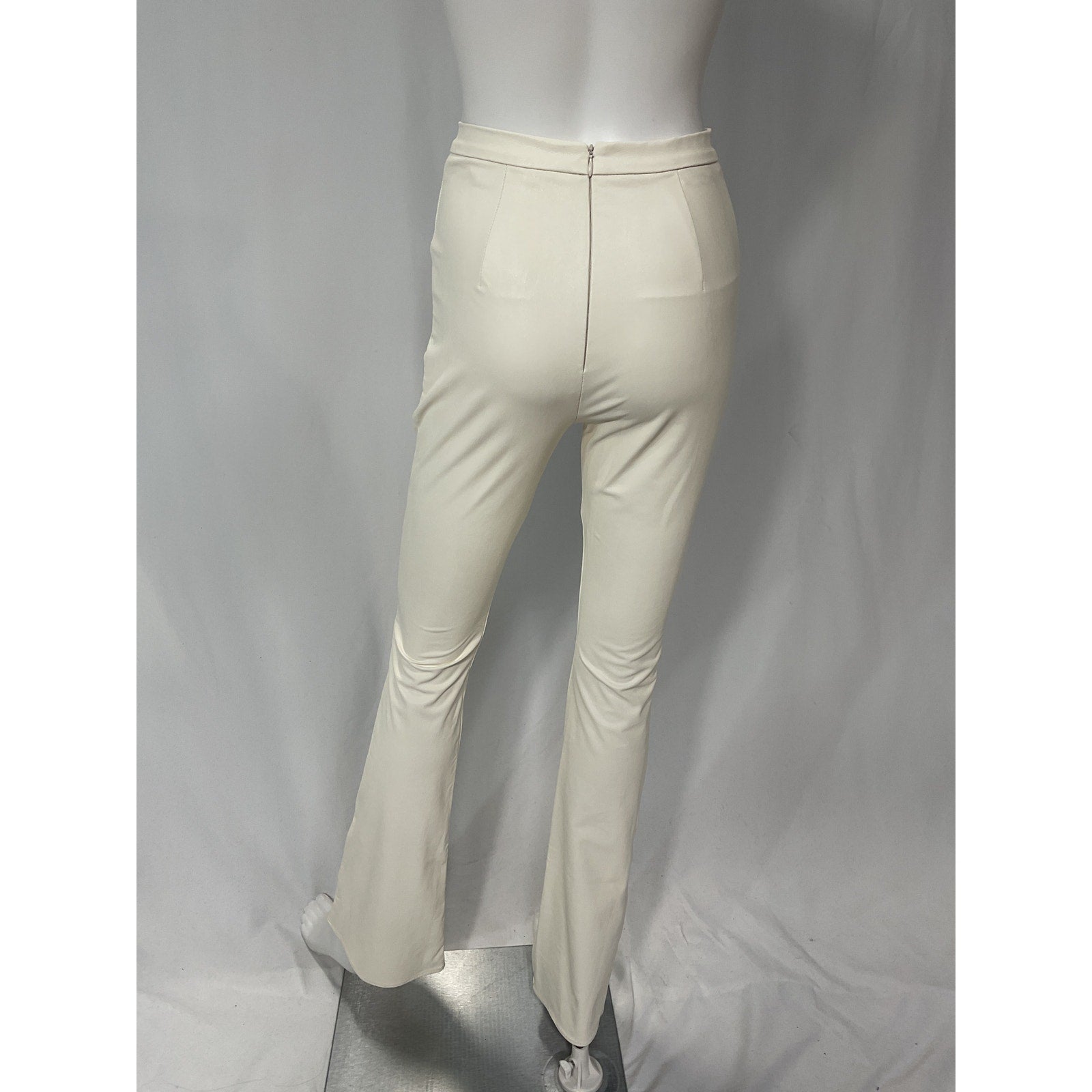 Amanda Uprichard 'Amina' White Faux Leather Pants Size XS