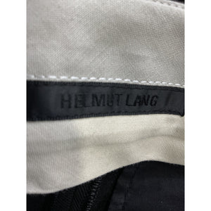 Helmut Lang 'Cropped' Black Viscose Bootcut Pants Size 6