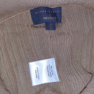 Michael Costello Ribbed Tan Kadri Pants Size XS