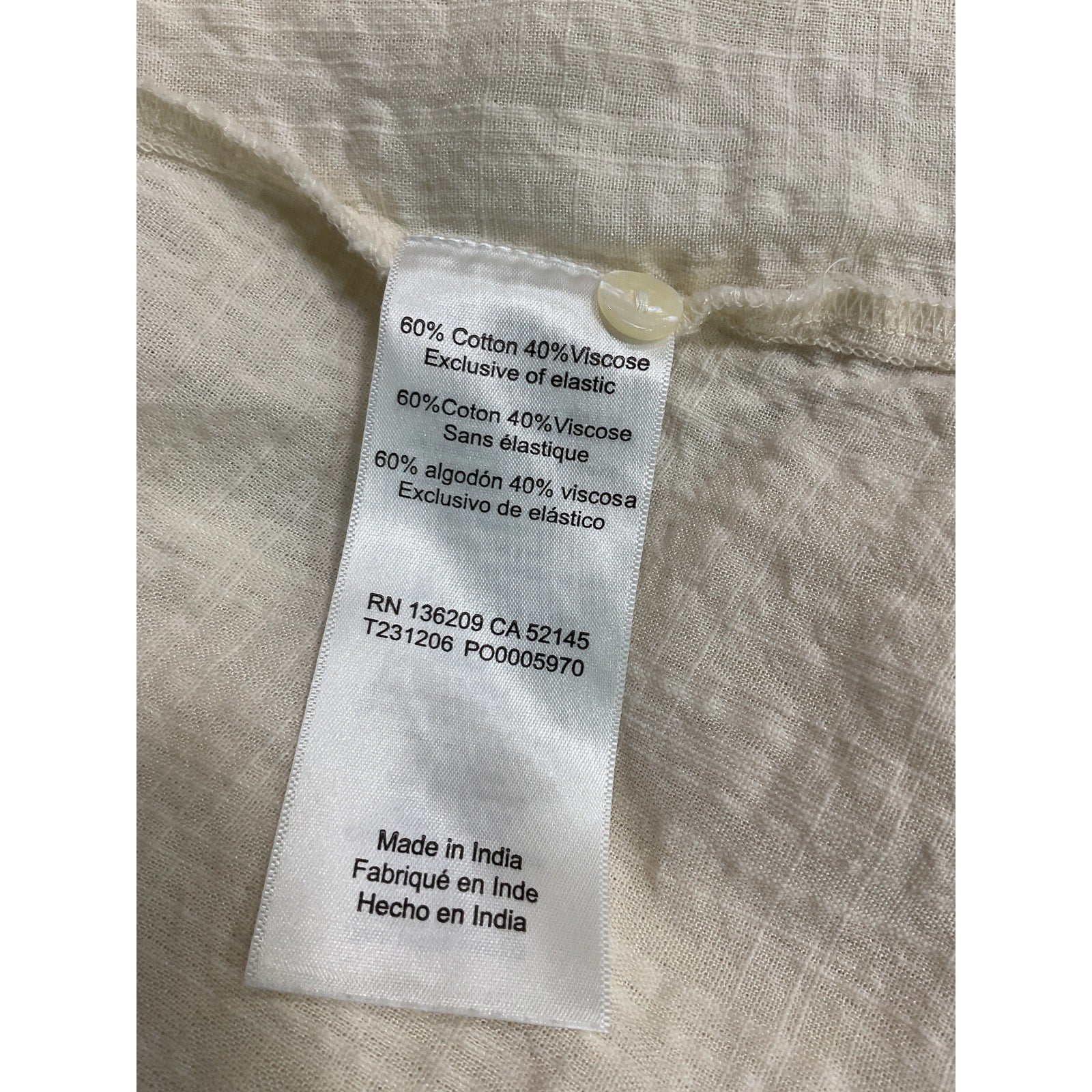 Hatch 'The Cassie' White Halter Top Size 2