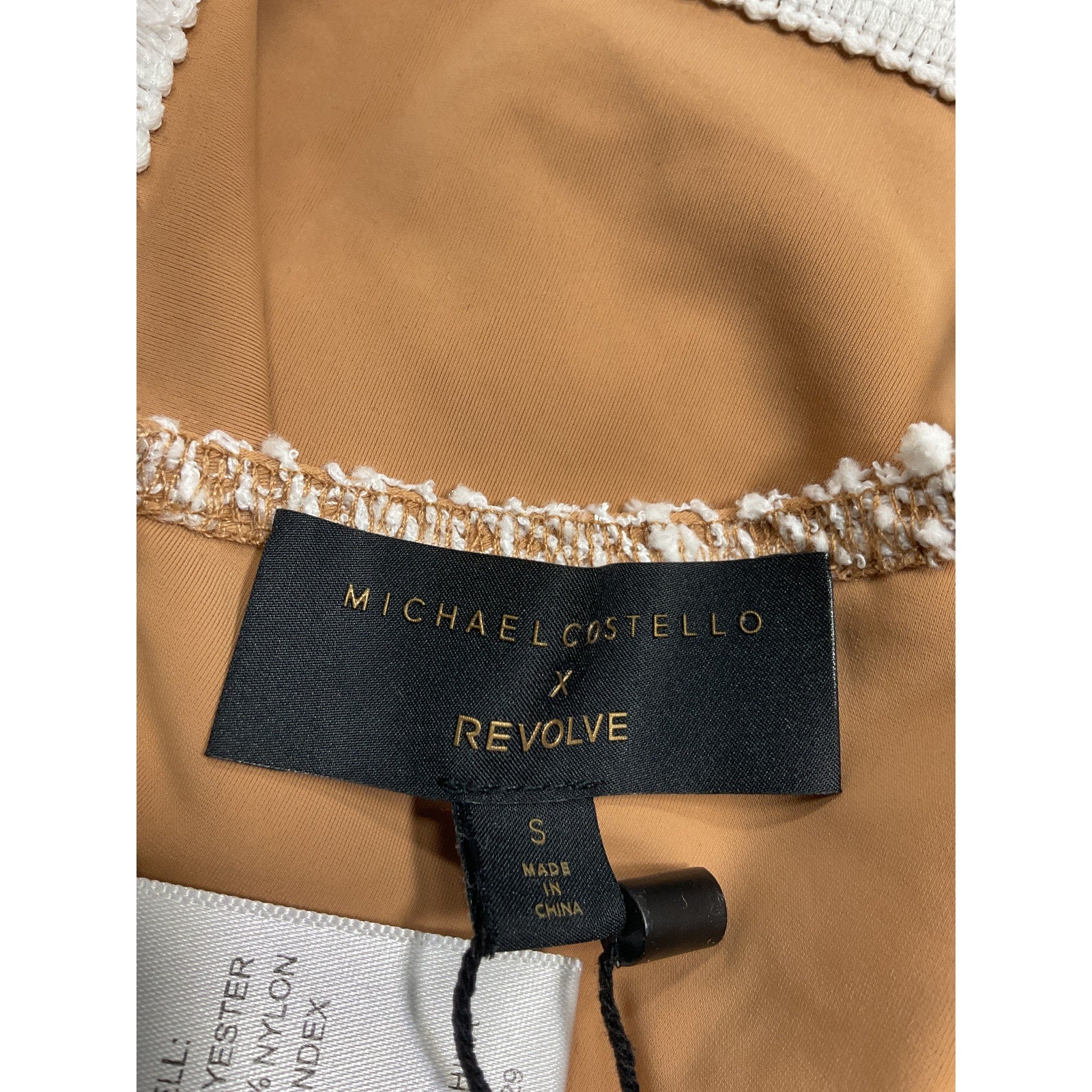 Michael Costello x Revolve 'Noomi' White Top Size S - NWT