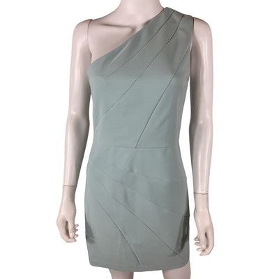 Michael Costello Asymmetric Blue Ava Dress Size M NWT