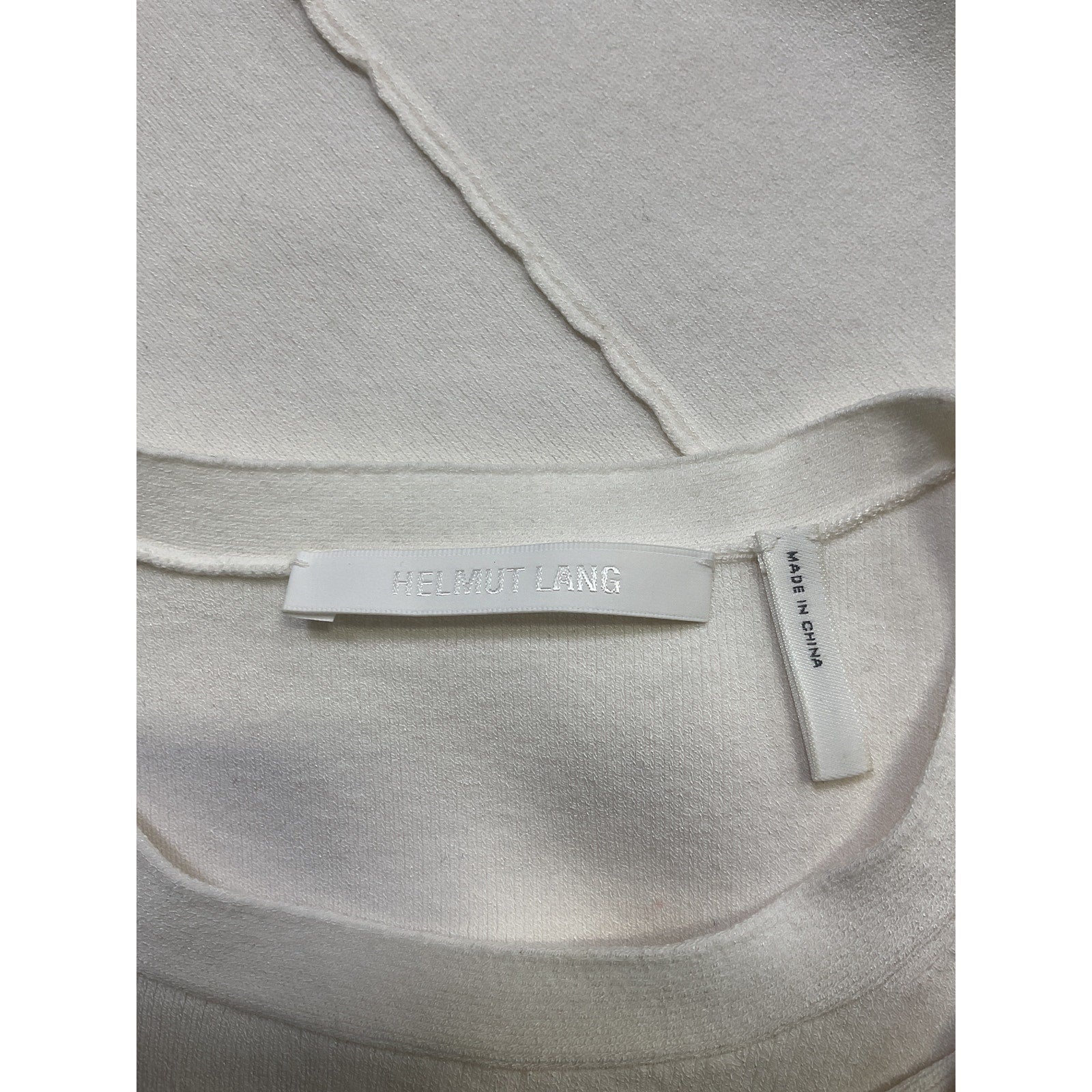 Helmut Lang 'Twist' White Crop Top Size XS