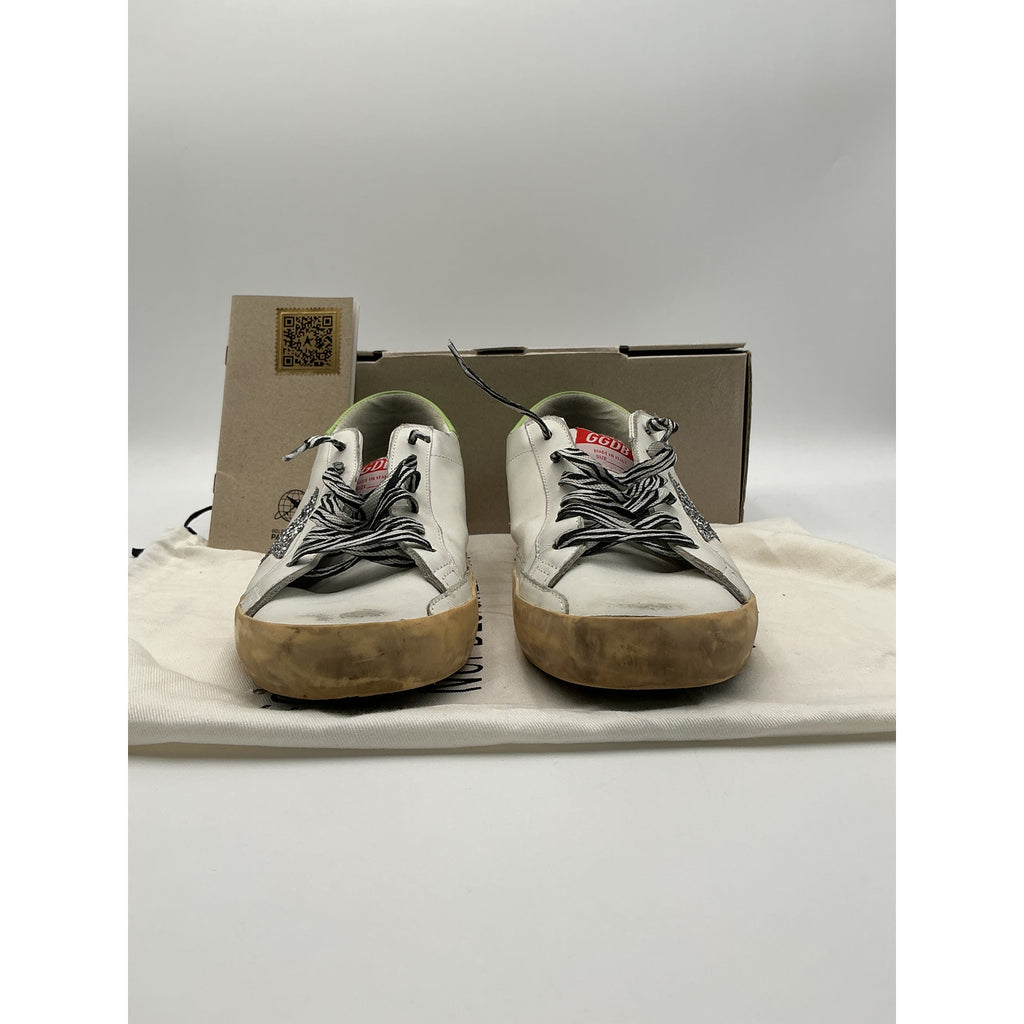 Golden Goose x Revolve White Leather Super Star Sneaker Size 40