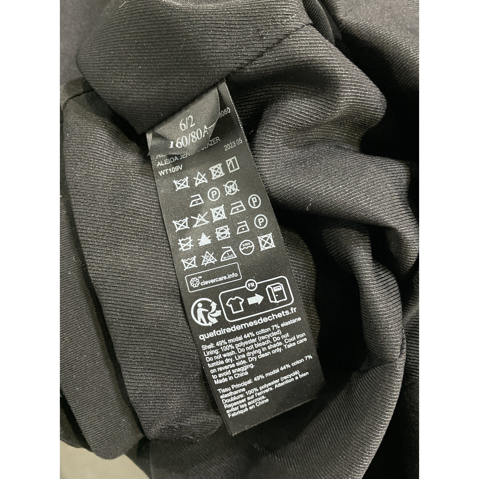 Allsaints 'Aleida' Black Blazer Size 2