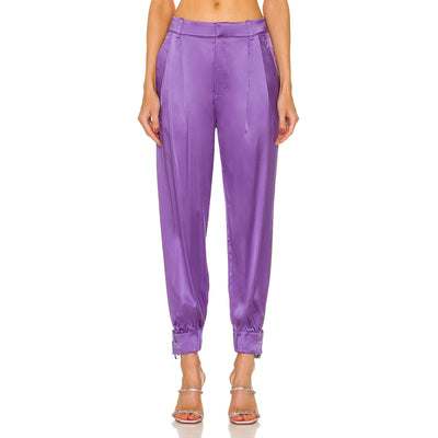 Retrofête Silky Violet Rocky Pants Size S
