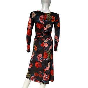 Cara Cara Ruched Black Maisy Dress Size XXS