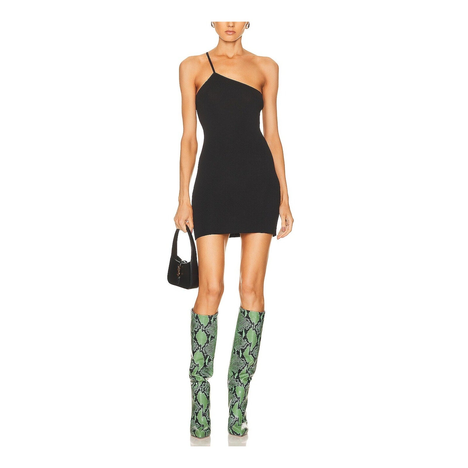 Atoir X 'Lara Worthington' Black Viscose Mini Dress Size S