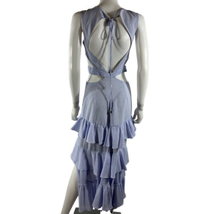 Patbo Cutout Blue Melrose Dress Size 4