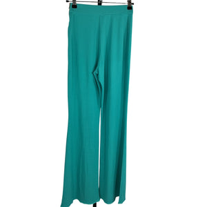 The Andamane Stretch Green Gaia Flare Pants Size 38 EU / US 2