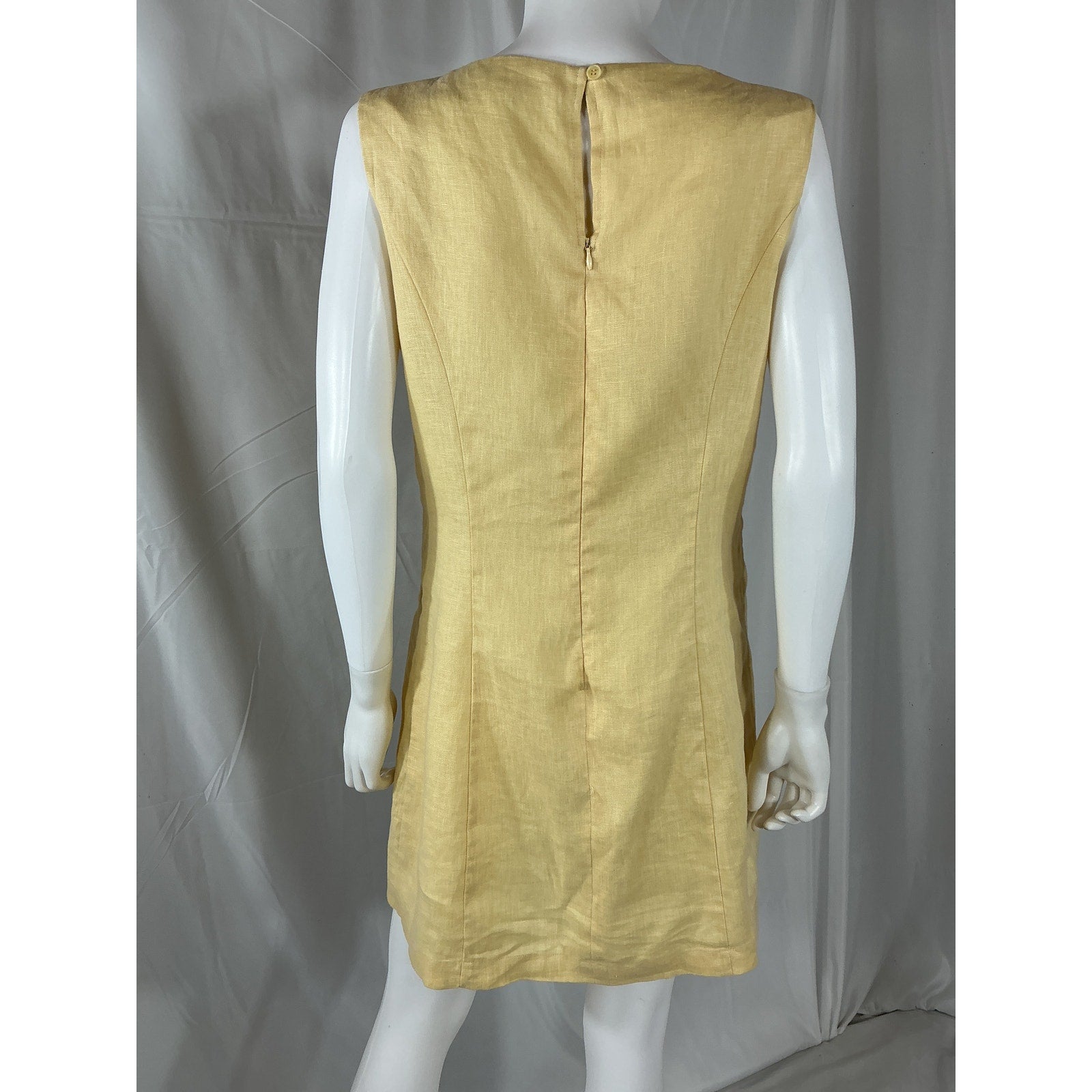 Reformation 'Citron' Yellow Linen Dress Size 12
