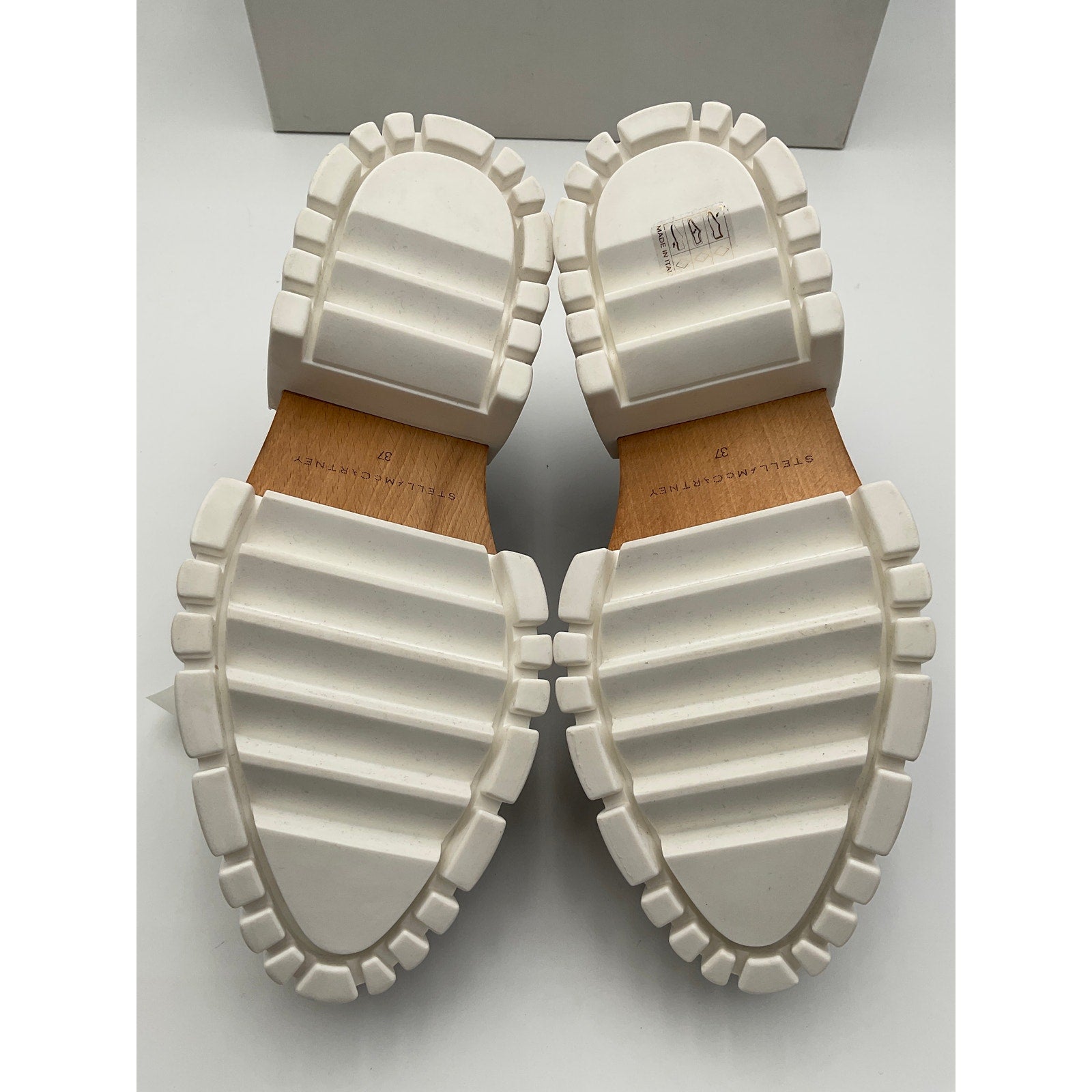 Stella Mccartney 'Emilie' Black Leather Oxford Shoes Size 7