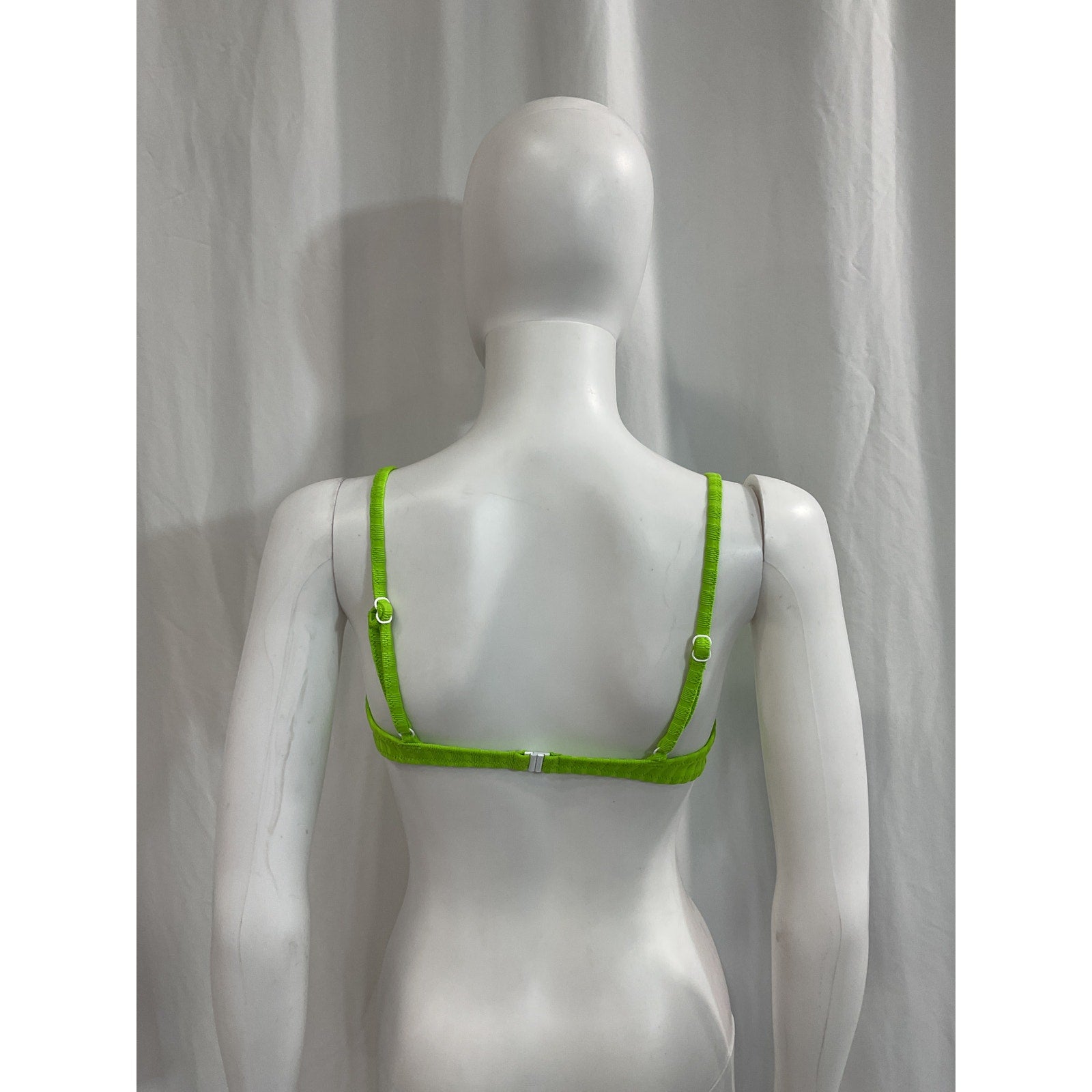 Solid & Striped 'The Daphne' Green Ribbed Top Size M