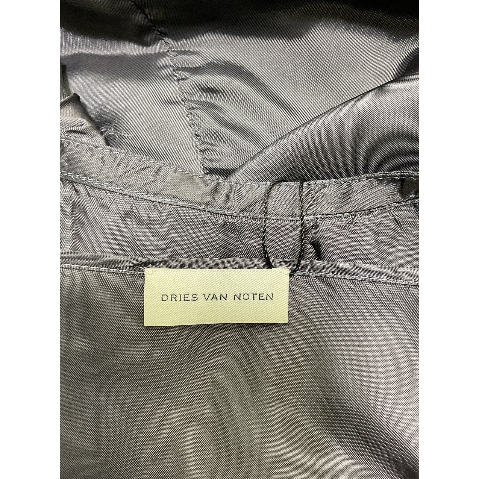 Dries Van Noten 'Clematis' Black Silk Blouse Size 2 - NWT