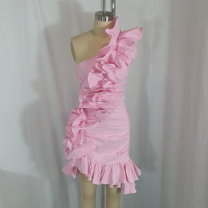 Aknvas Aknvas 'Sonia' Pink Poplin Dress Size 4