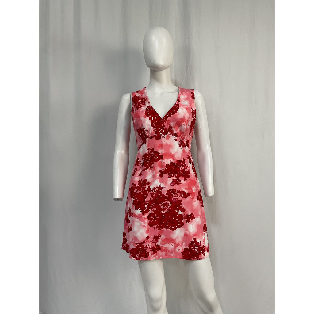 Faithfull The Brand 'Nadja' Pink Rayon Mini Dress Size S