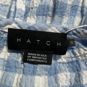 Hatch Gingham Blue Kelsey Dress Size 0