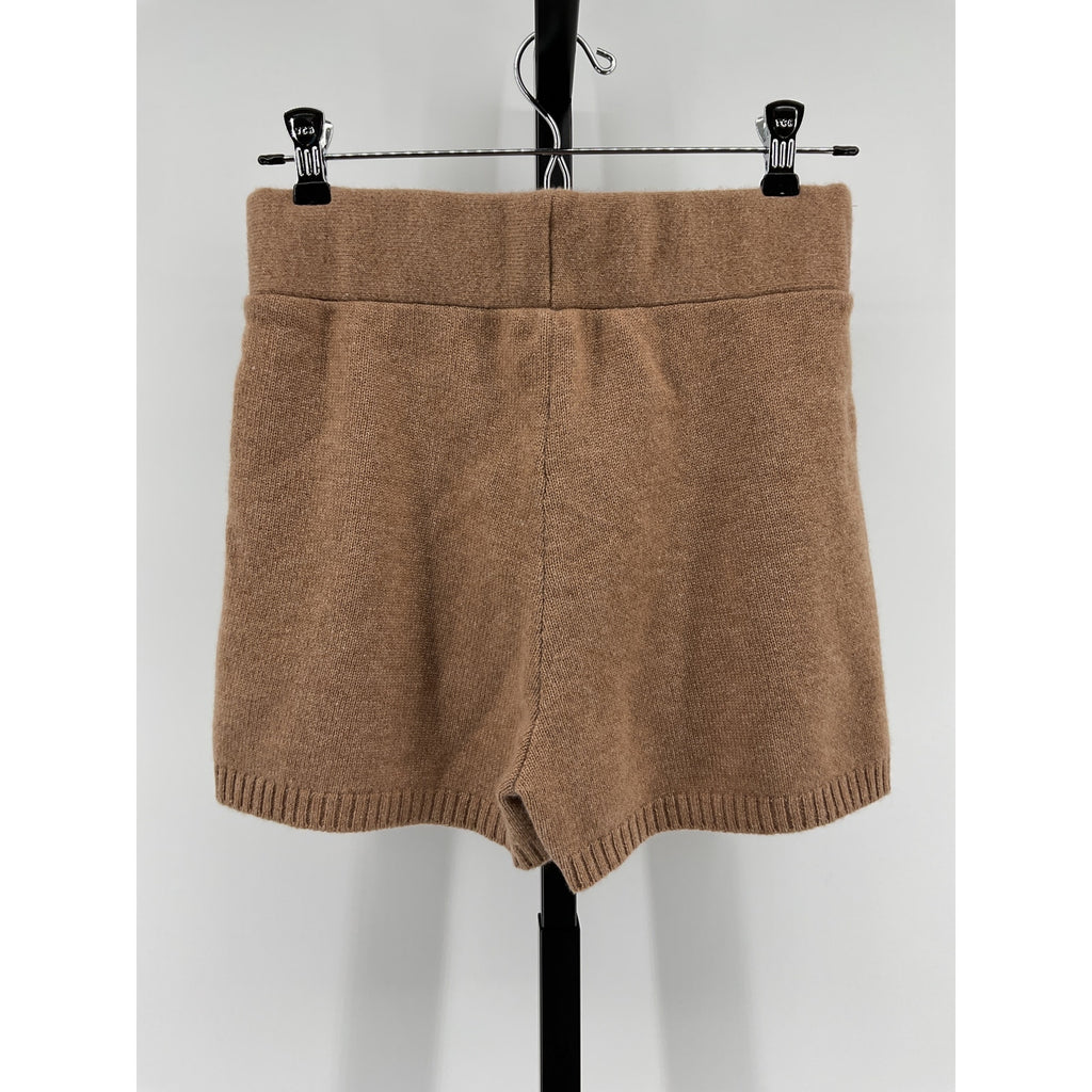 Lisa Yang 'Winnie' Brown Cashmere Shorts Size 1