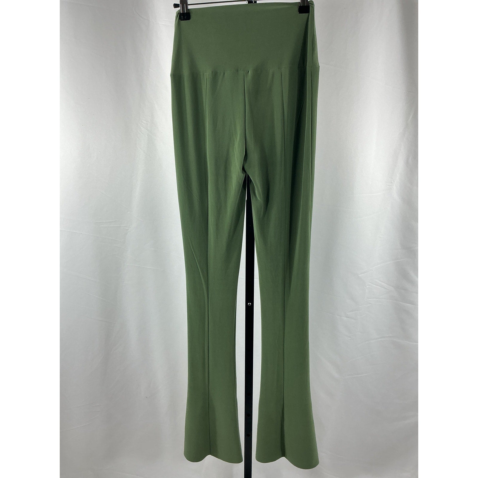 Norma Kamali 'Spat' Green Polyester Legging Size XS