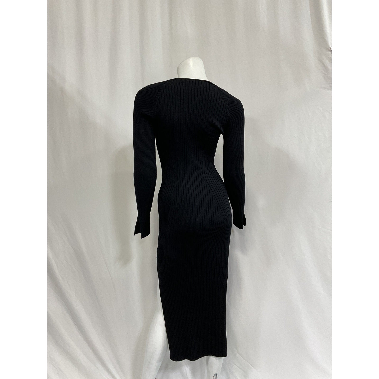 Simkhai 'Esperanza' Black Compact Cut Out Dress Size S