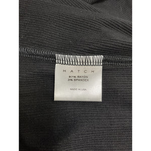 Hatch 'The Eliza' Black Rayon Maternity T-Shirt Dress Size 3