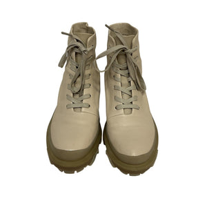 Rag And Bone Leather Oyster Grey Shiloh Hiking Boots Size 35 EU / 5 US