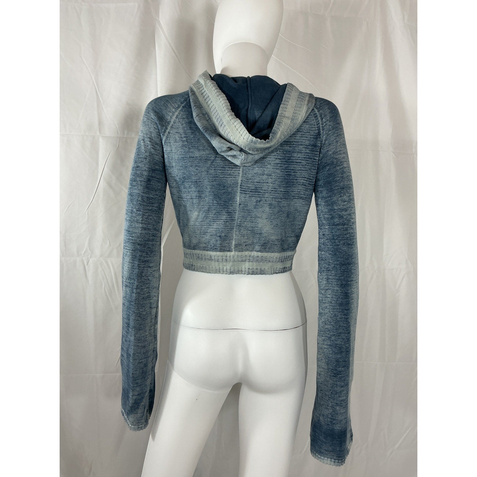 Knwls 'Enyo' Blue Cotton Long Sleeve Cardigan Size XS - NWT