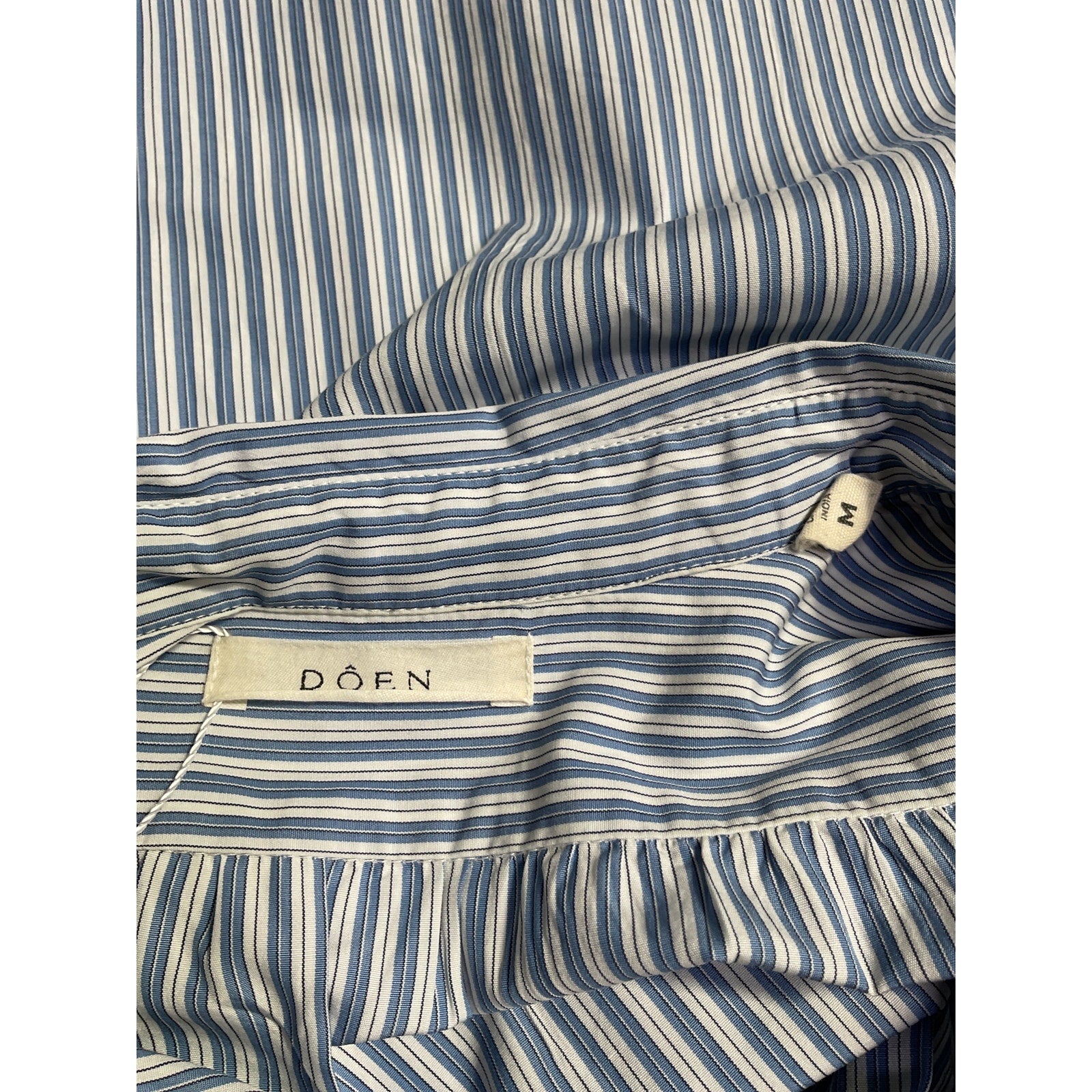 D�en 'Jora' Blue Cotton Dress Size M