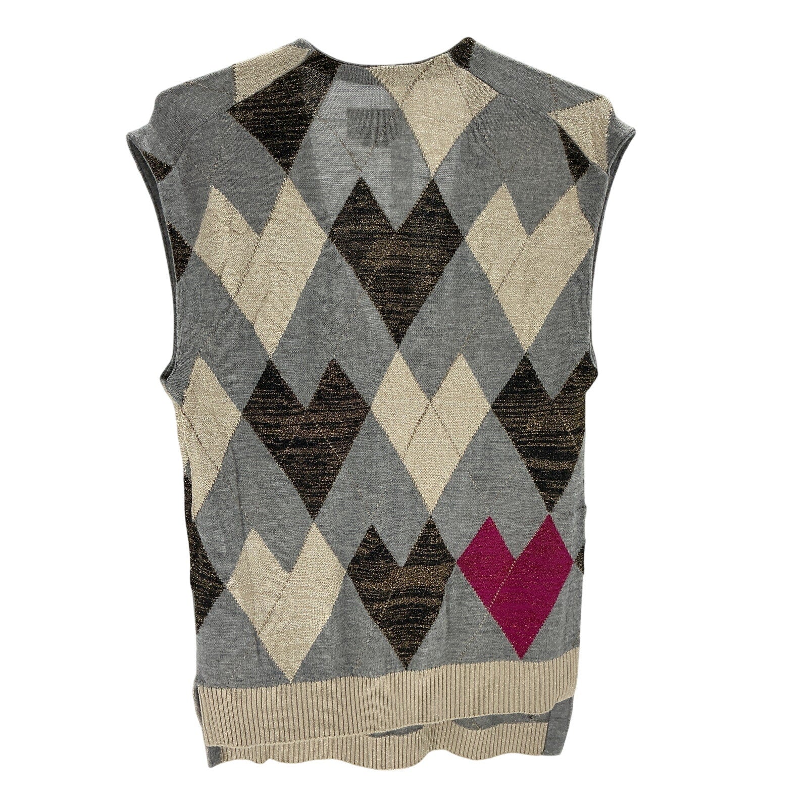 Zadig & Voltaire Grey Heather Hearthlington Wool-Bl Sweater Size M