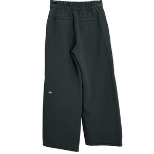Alo Yoga High-Waist Black Wide-Leg Sweatpant Bottoms Size XXS