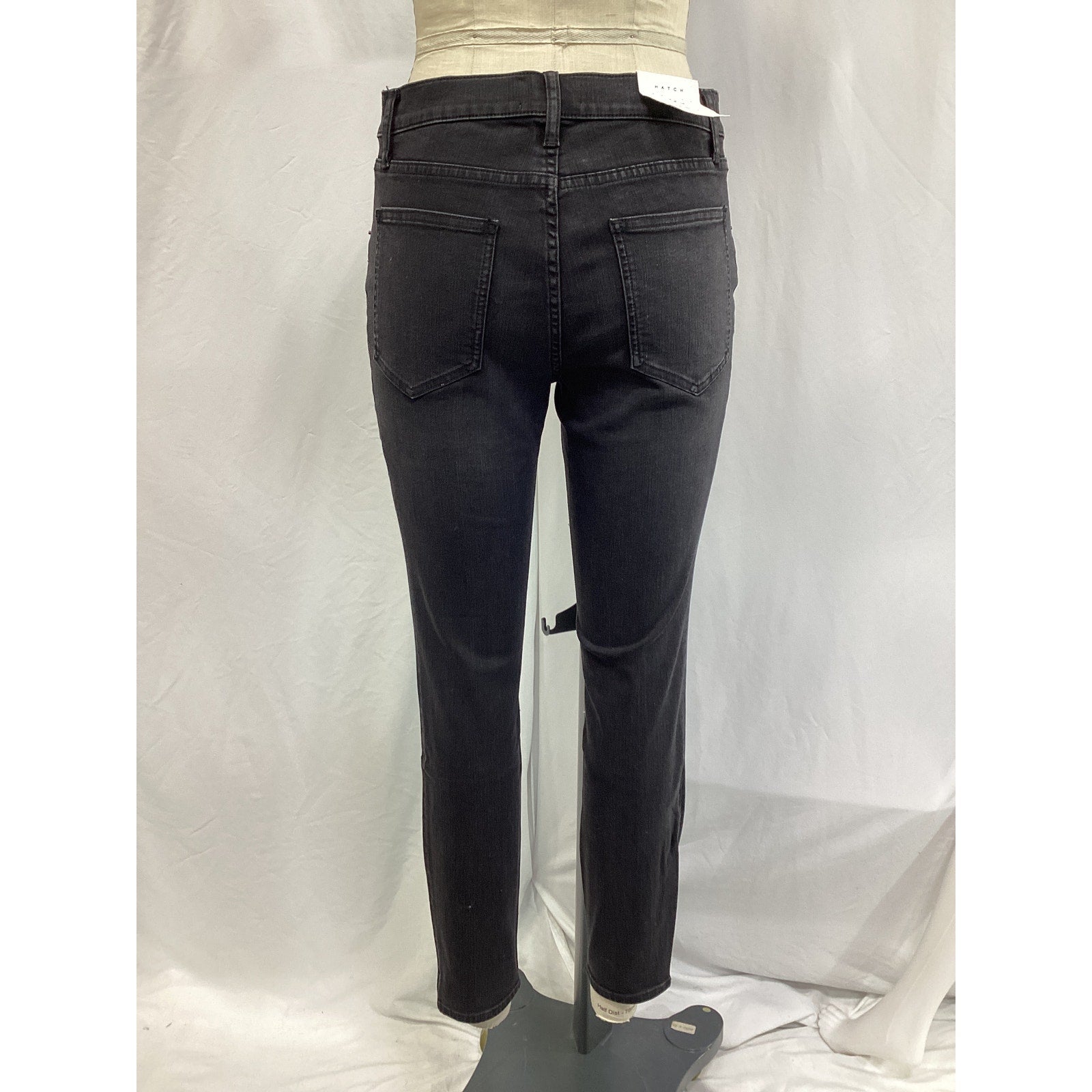 Hatch 'The Slim' Black Maternity Cotton Denim Jean Size 30 - NWT