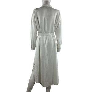 LSpace Belted Cream Barcelona Shirt Dress Size M / L