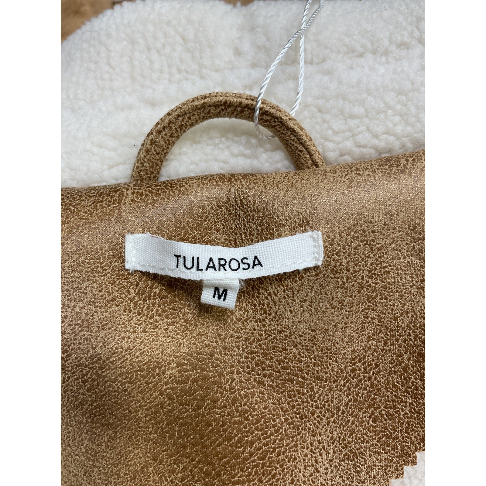 Tularosa 'Dylan' Tan Polyester Coat Size M