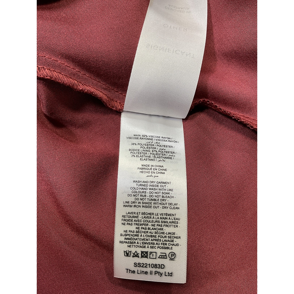 Significant Other 'Amal' Brown One Shoulder Satin Dress Size 4 - NWT