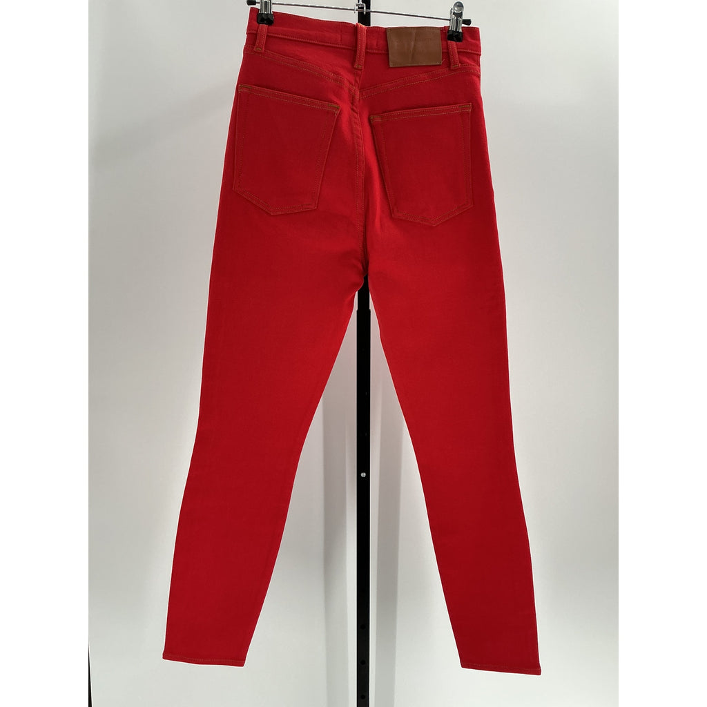 Frame 'The Taper' Red Cotton Herrera Denim Jean Size 26