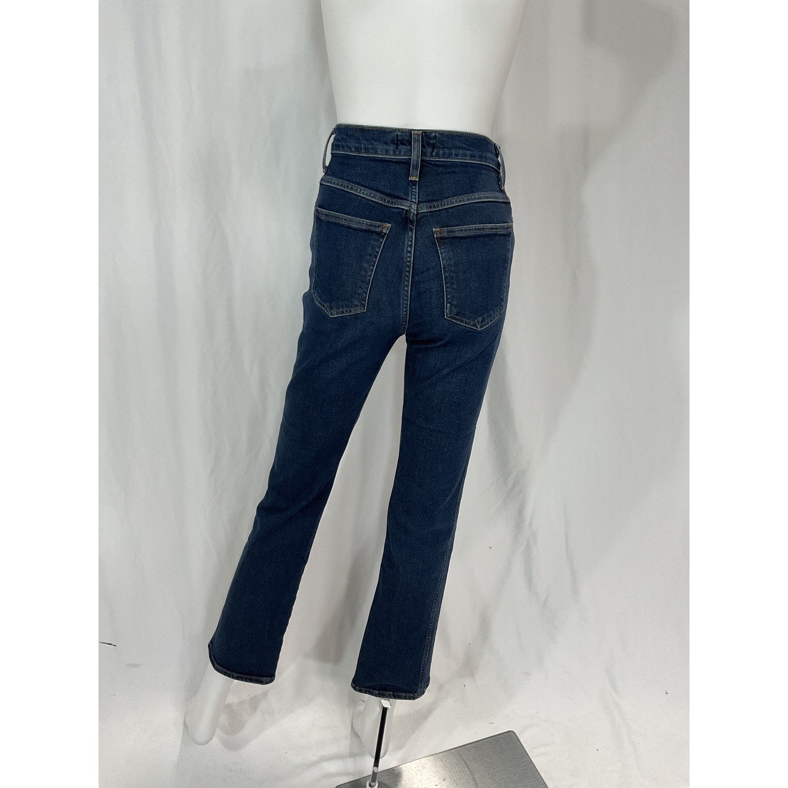 Agolde 'Pinch' Blue Waist High Rise Kick Flare Denim Jean Size 24