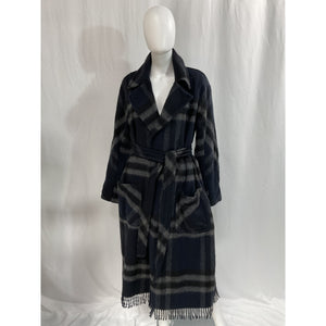 Billy Reid 'Car Blanket' Black Coat Size L