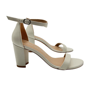 Stuart Weitzman Minimalist Beige Nearlynude Sandals Size 6.5