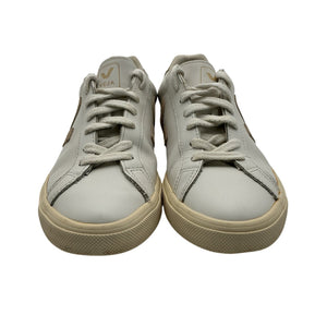 Veja Classic White Esplar Logo Sneakers Size 7